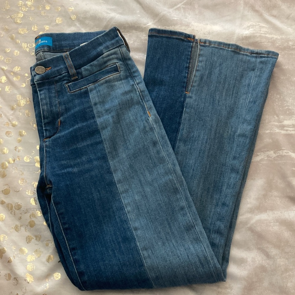 M.i.h Jeans Marrakesh Crop Kick High-Rise Kick Flare Jeans